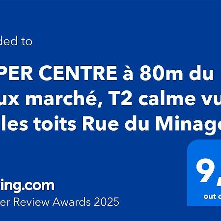 Апартаменты Hyper Centre A 80M Du Vieux Marche, T2 Calme Vue Sur Les Toits Rue Du Minage Ла-Рошель Экстерьер фото