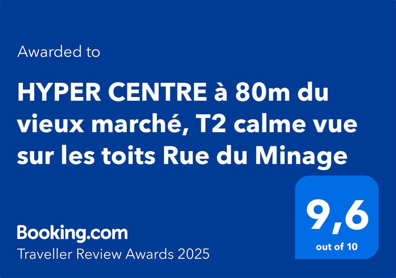 Апартаменты Hyper Centre A 80M Du Vieux Marche, T2 Calme Vue Sur Les Toits Rue Du Minage Ла-Рошель Экстерьер фото